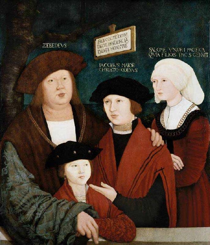 bernhard strigel Portrait of the Cuspinian Family Germany oil painting art